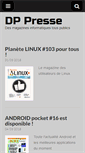 Mobile Screenshot of dppresse.com